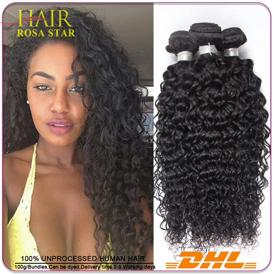 6A Peruvian Curly Virgin Hair 4pcs Lot Rosa Hair Products Peruvian Curly Hair Weave 8