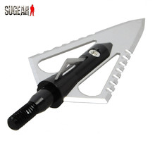 1 pcs Archery Arrow Tips 100GR 4 Blades and Hunting Arrow Broadheads for Bow and Arrow