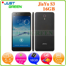 Jiayu S3 4G FDD LTE Cell Phone Android 4.4 MT6752 Octa Core 1.7GHz 2GB RAM 16GB ROM 5.5″ 1920*1080P 5mp+13MP Camera Dual Sim GPS
