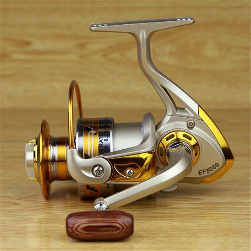 Exclusive First-rate All Steel Spinning Fishing Reel 10 Bearings EF1000 2000 3000 4000 5000 6000 7000 Line Winder Velocity Ratio 5.11 (16)