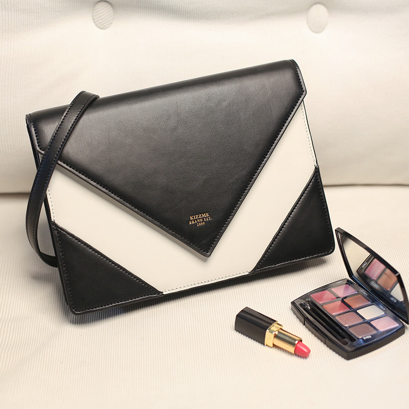 aliexpress buy color block kizzme cowhide envelope aliexpress buy color block kizzme cowhide envelope
