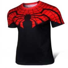 Marvel Super Heroes Avenger Captain America Batman sport T shirt Men Compression Armour Base Layer Thermal