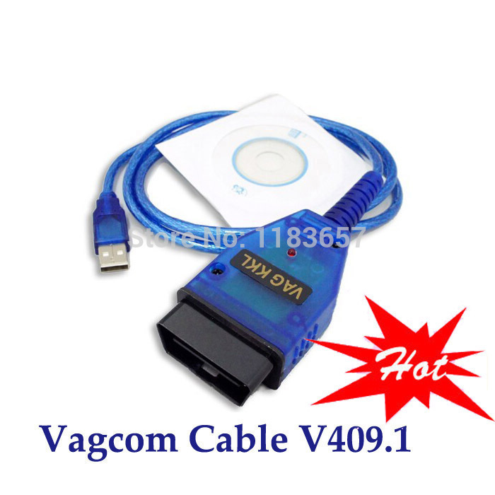  hot + vag com   vag 409.1 vagcom kkl vcds obd2  vag-com vag409.1  audi vw  