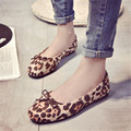 Hot Sale Women Flats Shoes womens Sexy Leopard Ballet Flats woman fashion casual flat shoes bow
