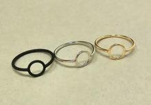 hot New jewelry cool Punk Geometric circle ring best gift J-26