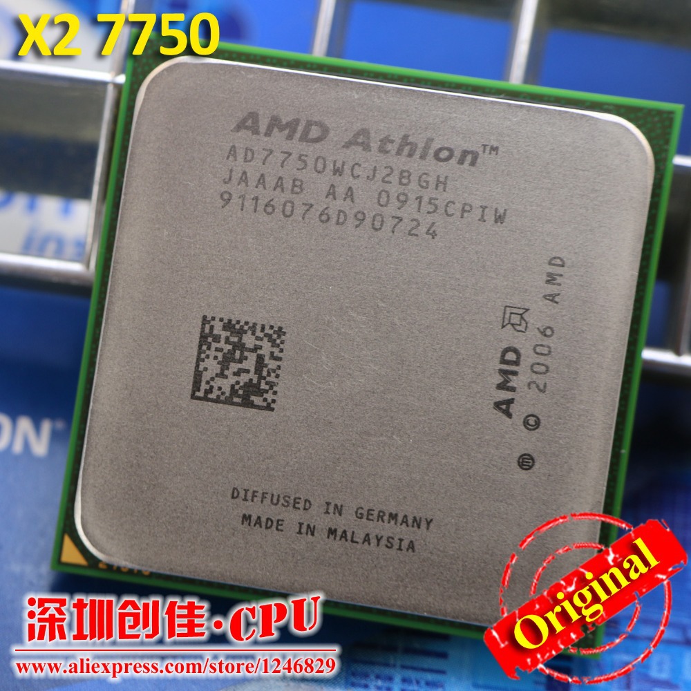   AMD Athlon 64 X 2 7750 2.7  Socket AM2 + 95    64-    6000 5200 6000 +