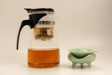 tea pot Hot Selling Heat Resistant Durable Transparent Cheap Glass tea set 900ml Teapot 8 cups