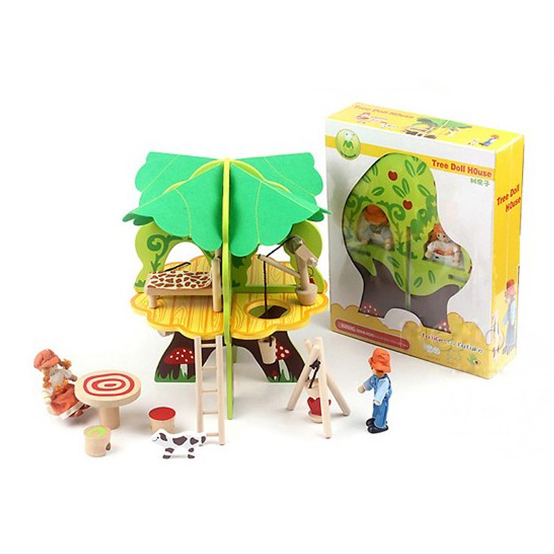 baby wooden 3d tree doll house puzzle children s birthday baby wooden 3d tree doll house puzzle children s birthday