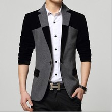 Blue Red Black Velvet Blazer Suit Men Slim Fit Casual Nice Fancy Jacket Blazer Mens Korean Slim Fit Casual Tweed Blazers Homme
