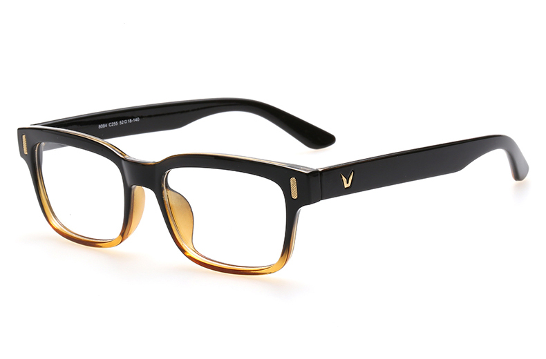 NewV Shaped Box Eyeglasses Frame Brand For Women Fashion Men Optical eye glasses Frame Eyewear Oculos