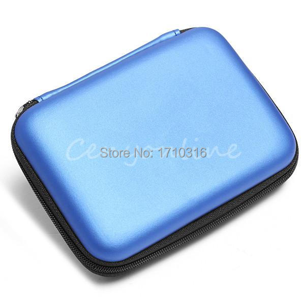 2015 Newest Blue Hard Carry Case Cover Pouch for 2 5 USB External WD HDD Hard