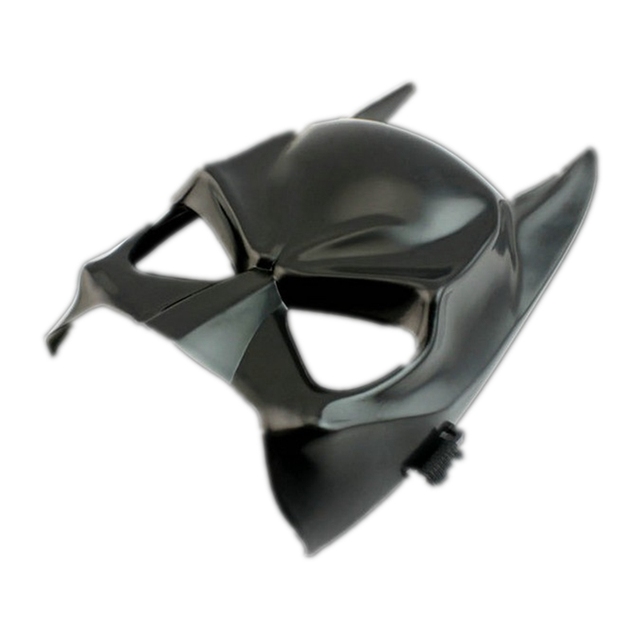 Movie Batman PVC Black Mask Superhero Adult Horror Scary Bat Masks The Dark Knight Returns Halloween Cosplay Costume100PCS EMS