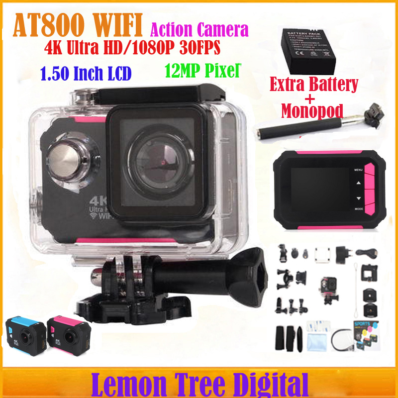 Action Camera AT800 WIFI 4K Ultra HD 1080P 30M Waterproof Extreme