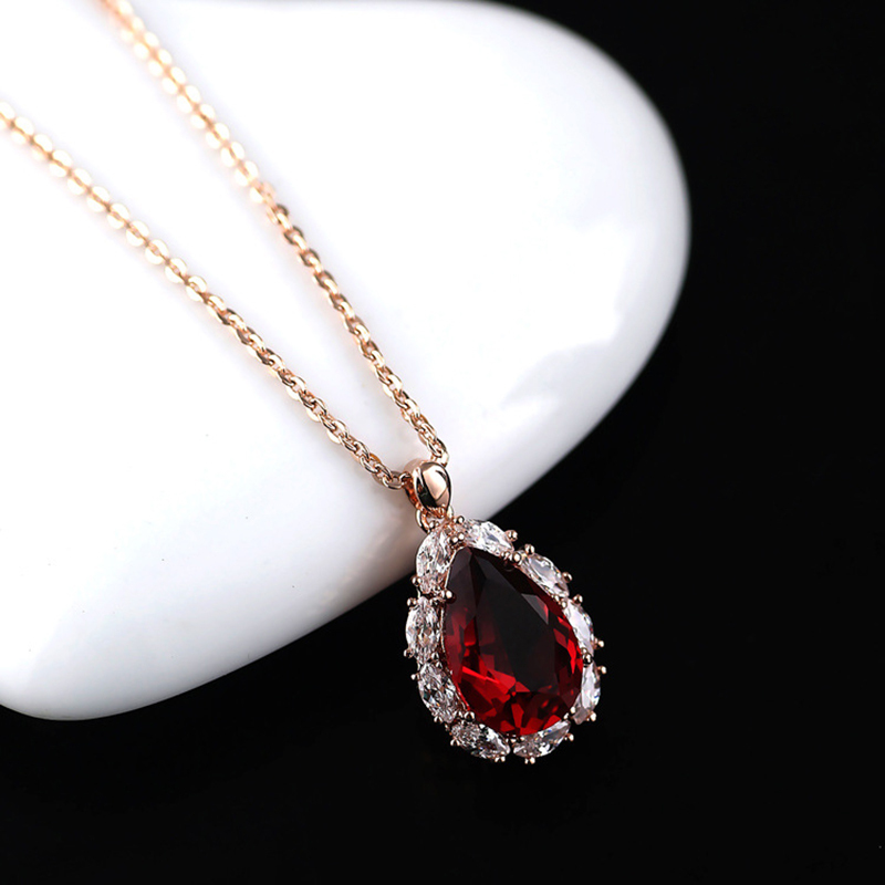 Online Get Cheap Ruby Pendant Necklace Alibaba Group