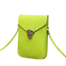 Candy Knitting PU Leather Women Messenger Bags Crossbody Bags Mini Phone Handbags Vintage Desiger Cover Bucket Coin Purse Bag