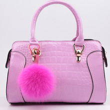 Free shipping new 2014 top fox fur ball bag accessories car key chains fashion