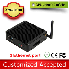 HOT barebone mini pc micro pc mini computer mini pc dual nic X29 J1900 support Trackball