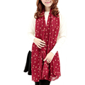 CharmDemon 2016 New Stylish Girl Long Soft Silk Chiffon Scarf Wrap Polka Dot Shawl Scarve For