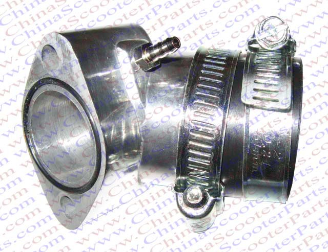 Performance 28MM Alu Intake Manifold font b GY6 b font 125CC 150CC Moped Scooter ATV Quad