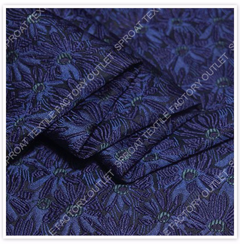 american style blue purple floral jacquard brocade fabric for dress coat sp3723 ebay american style blue purple floral jacquard brocade fabric for dress coat sp3723 ebay