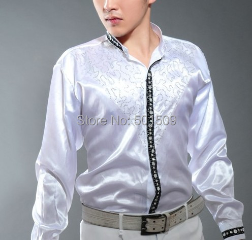 mens sequin dress shirt