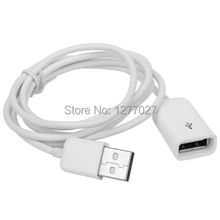 Good USB 2.0 Extension Cable 1M Sync Charging Cord Cable Lead 1M for Computer PC Laptop White 1pc 0AJT