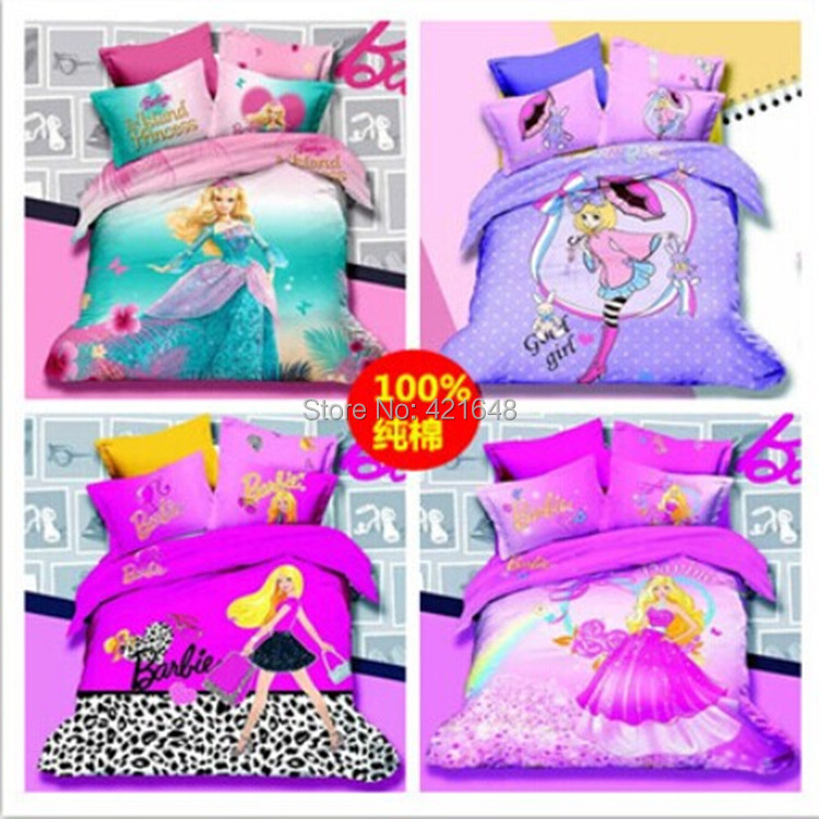 barbie double duvet