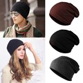 Fashion women men Autumn Winter Headscarf Hat Unisex Hip hop Thin Cotton Head Brand Beanies Cap