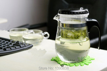 Hotest high temperature resistance of glass tea pot with filter new office tea infuser integrative convenient design tea kettle