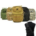 5 Colors 600D Molle Tactical Utility 3 Ways Shoulder Sling Pouch Backpack Chest Bag Camera Video