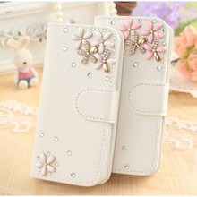 DIY Cute Luxury Bling Crystal Diamond Leather Case Cover For Original UMI Rome 4G FDD-LTE Phone 5.5 inch