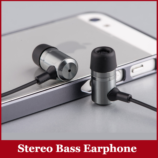 3.5mm hifi earphones super clear Stereo Bass Metal...