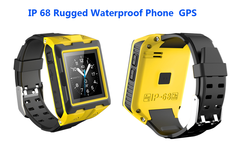 GSM Original Smart Sport Watch Phone IP68 Waterproof phone Bluetooth Student SmartWatch GPS SIM shockproof Mobile