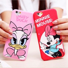 Hot Sale Cute 3D Cartoon Minnie Mouse Soft Lovely Phone Cases For Apple iphone6 6S 4