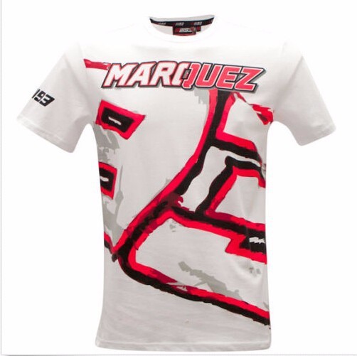 2015-New-100-Cotton-Men-s-Marc-Marquez-93-Moto-GP-T-shirt-White-Motorcycle-Clothing