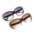 Fashion Vintage Sunglasses Retro Cat Eye Semi-Rim Round Sunglasses