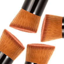 Small flat details foundation brush Universal makeup powder brush and san screen brush Oblique head brush