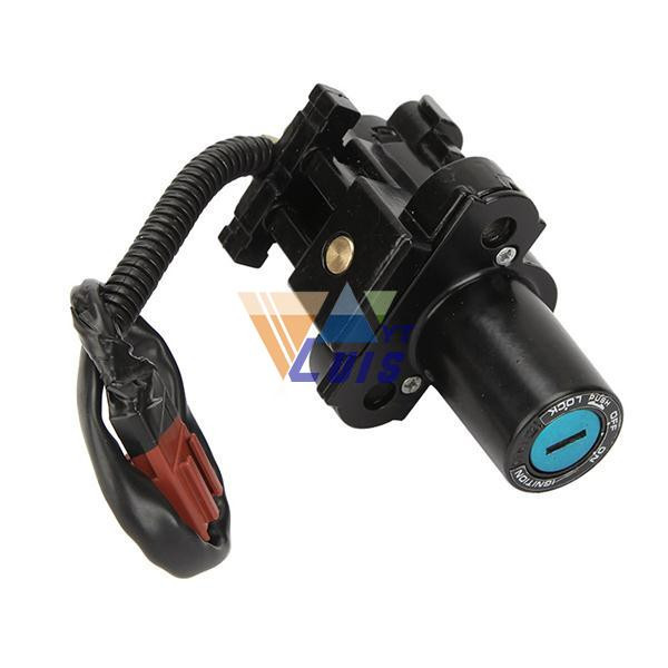 Motorcycle ignition switch +fuel gas cap+ seat lock key set (8)