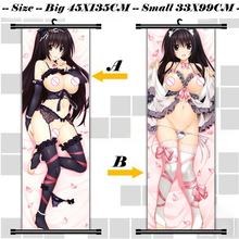45X135CM hibiki works pretty x cation loli breasts Sexy Cartoon Anime art wall picture mural poster scroll cloth canvas painting