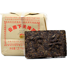 Free Shipping Yunnan Seven Pu’Er Cakes 2014 yr New Tea XiaGuan Bao Yan Brick 250g
