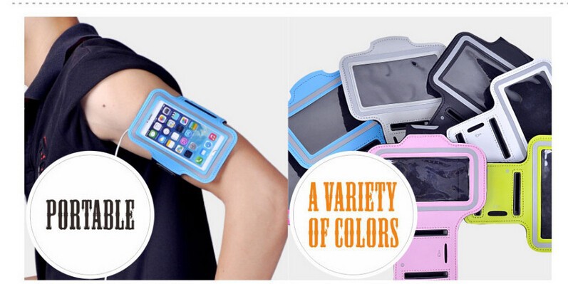 colorful Arm band Sport Gym Case bag for iphone 6plus 5.5 inch