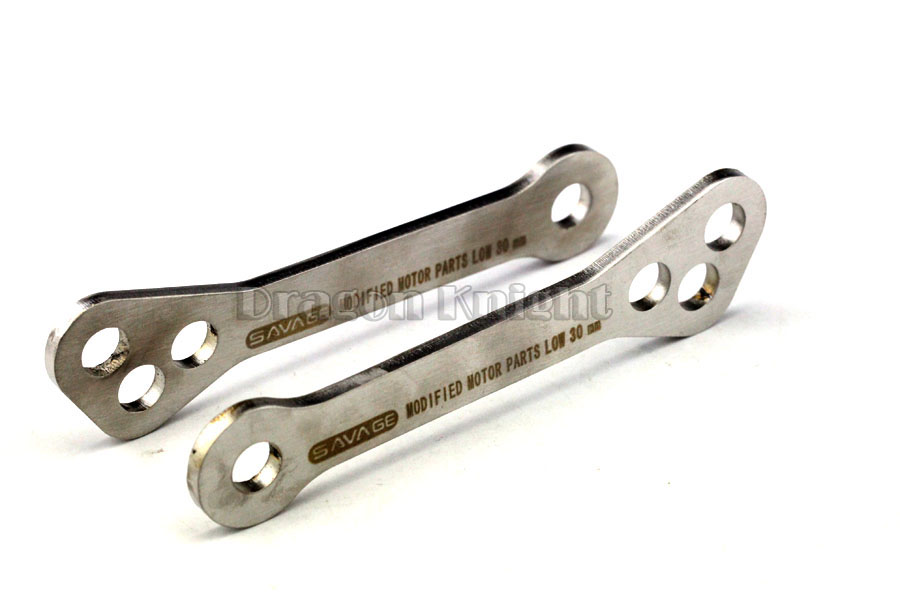 For SUZUKI GSR 750/GSX-S 750  Stainless Steel  Rear  Lowering Suspension Drop Links Kit Lowering Link Kit