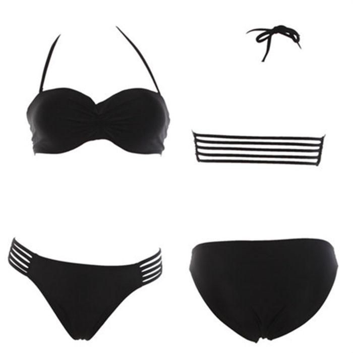 2015 Brand Women Swim Wear Push Up Bikinis Sexy Triangl Bathing Suit Bandage Swimwear Bikini Set Brazilian Swimsuit Plus Size (12)