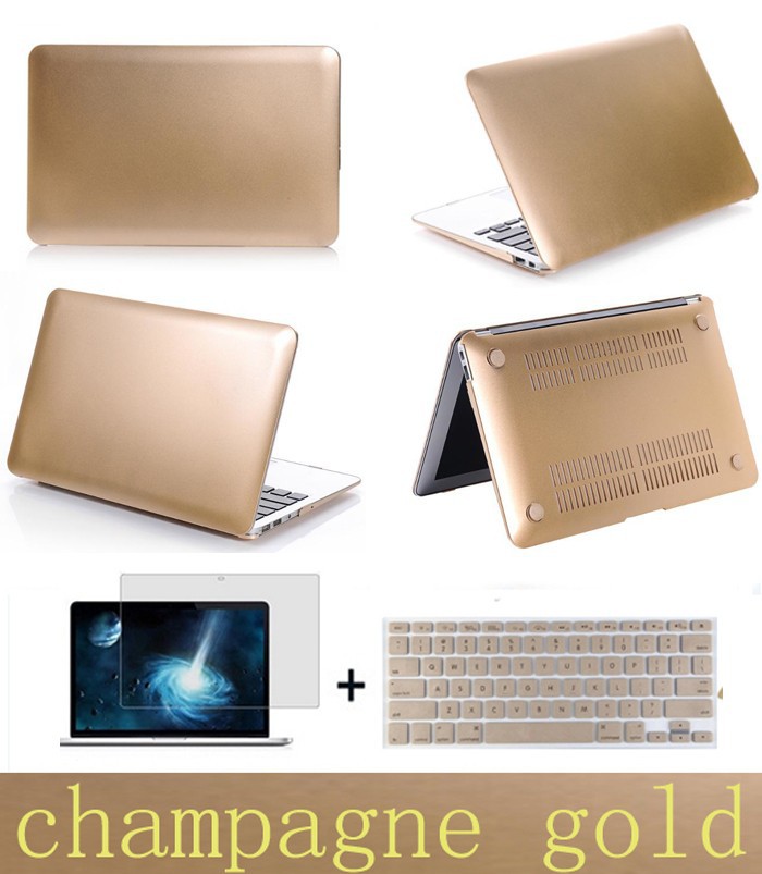 computer-accessories-matte-gold-laptop-case-protective-for-macbook-mac-book-air-pro-retina-11-13
