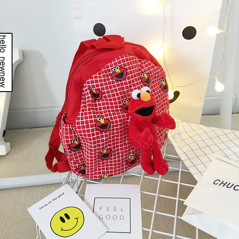 elmo plush backpack