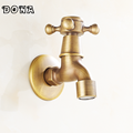 Free Shipping Antique brass Wall Mounted Mop Water Tap Garden Washing Machine Copper Faucet DONA4013A