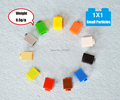 100pcs lot Assembling Toys Plastic Building Blocks 1 1 Small Particles Educational Learning Kids DIY Toy
