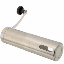 Hot Sale Silver Stainless Steel Hand Manual Handmade Coffee Bean Grinder Mill Kitchen Grinding Tool 30g