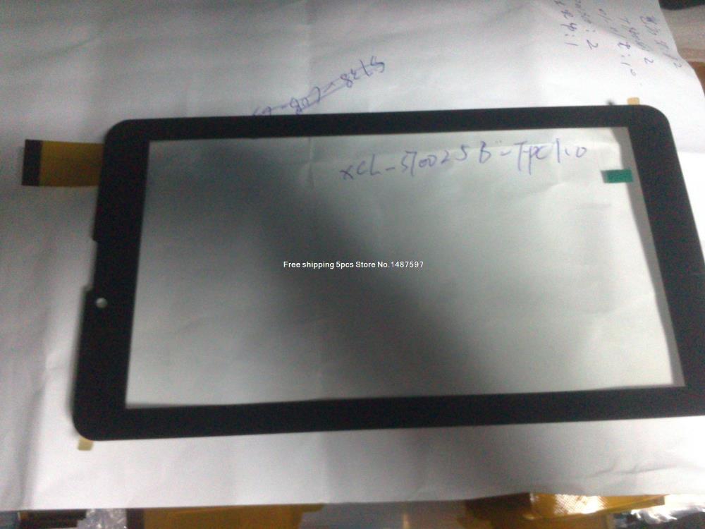 5PCS Free shipping 7 inch Tablet PC XCL-S70025B-FPC1.0 touch screen handwriting screen capacitive screen external screen