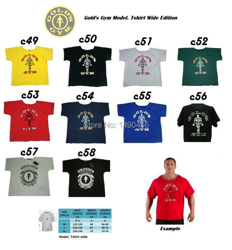 A8- Golds Gym Tshirt wide